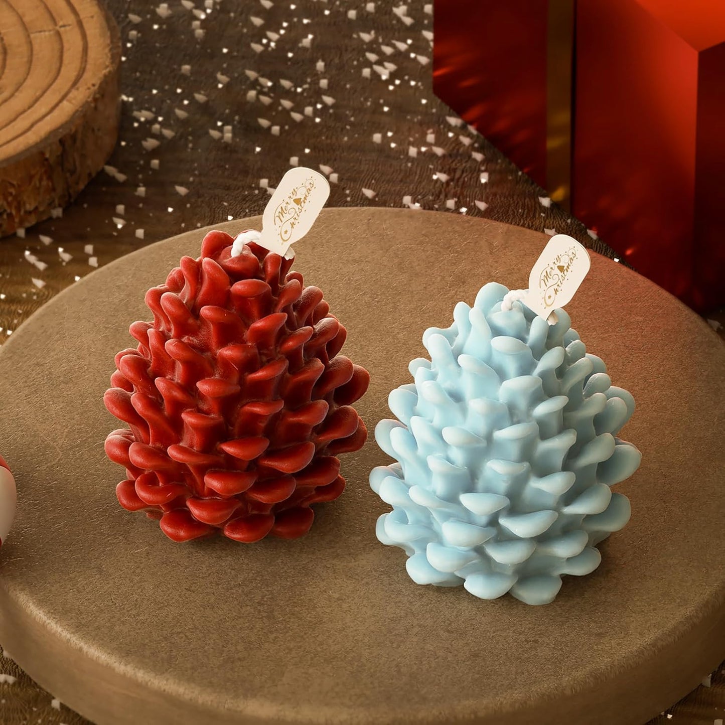 Pinecone Mold - Tree & Animal 3D Silicone Molds for Resin Casting & Candle Making