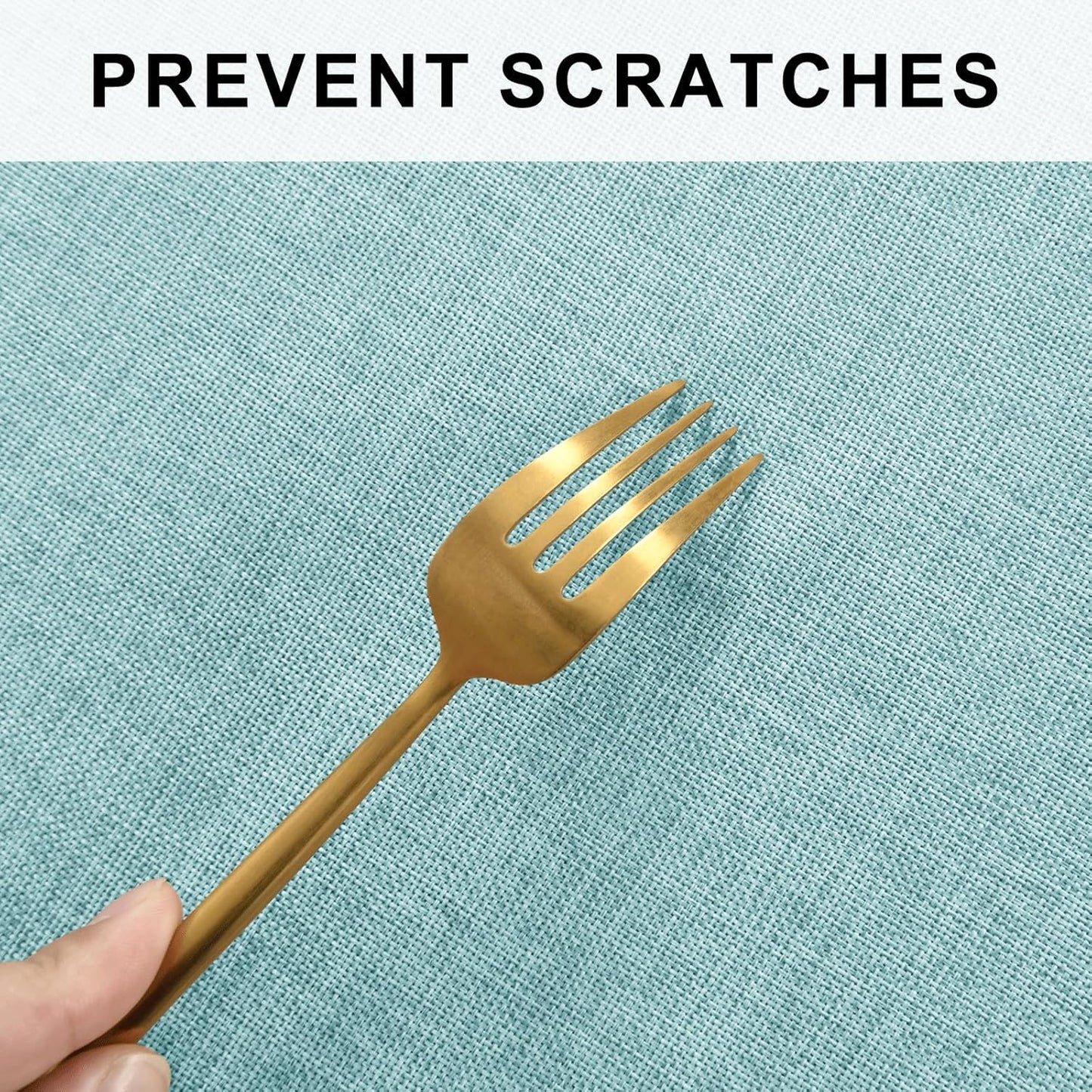 Hiasan Round Tablecloth 30 Inch Linen - Wrinkle and Stain Resistant Washable Polyester Fabric Table Cloth for Dining Room Kitchen Party, Aqua