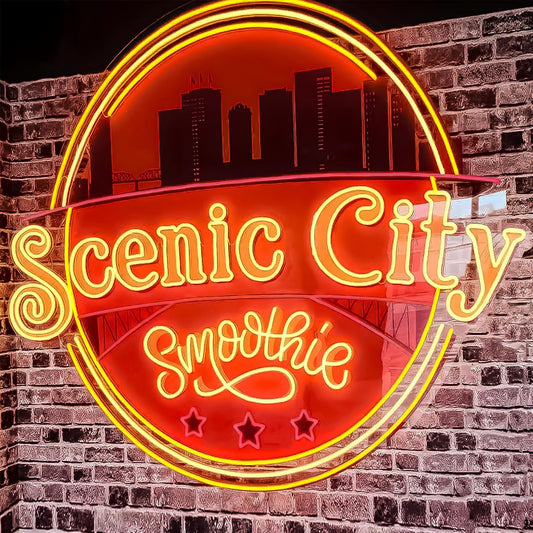 Custom Neon Sign, Personalized UV Printed LED Neon Sign LoGo Customizable for Business, Salon Beauty Nail Studios Light Up Name Sign, Images Neon Lighting Customized