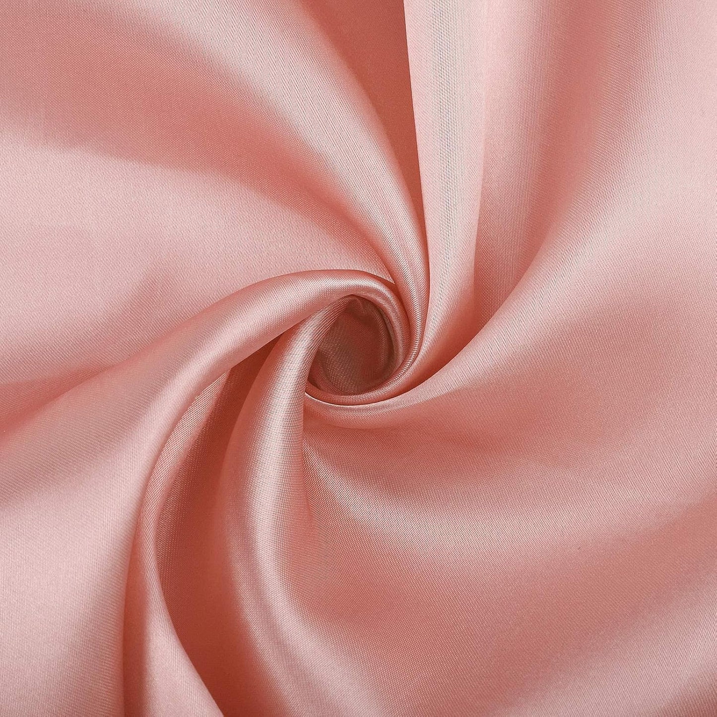 ANECO 12 Pieces Satin Napkins Soft Dinner Napkins Square Table Napkins 17 x 17 Inches for Restaurant Weddings Party Dinner Decoration (Rose Gold)