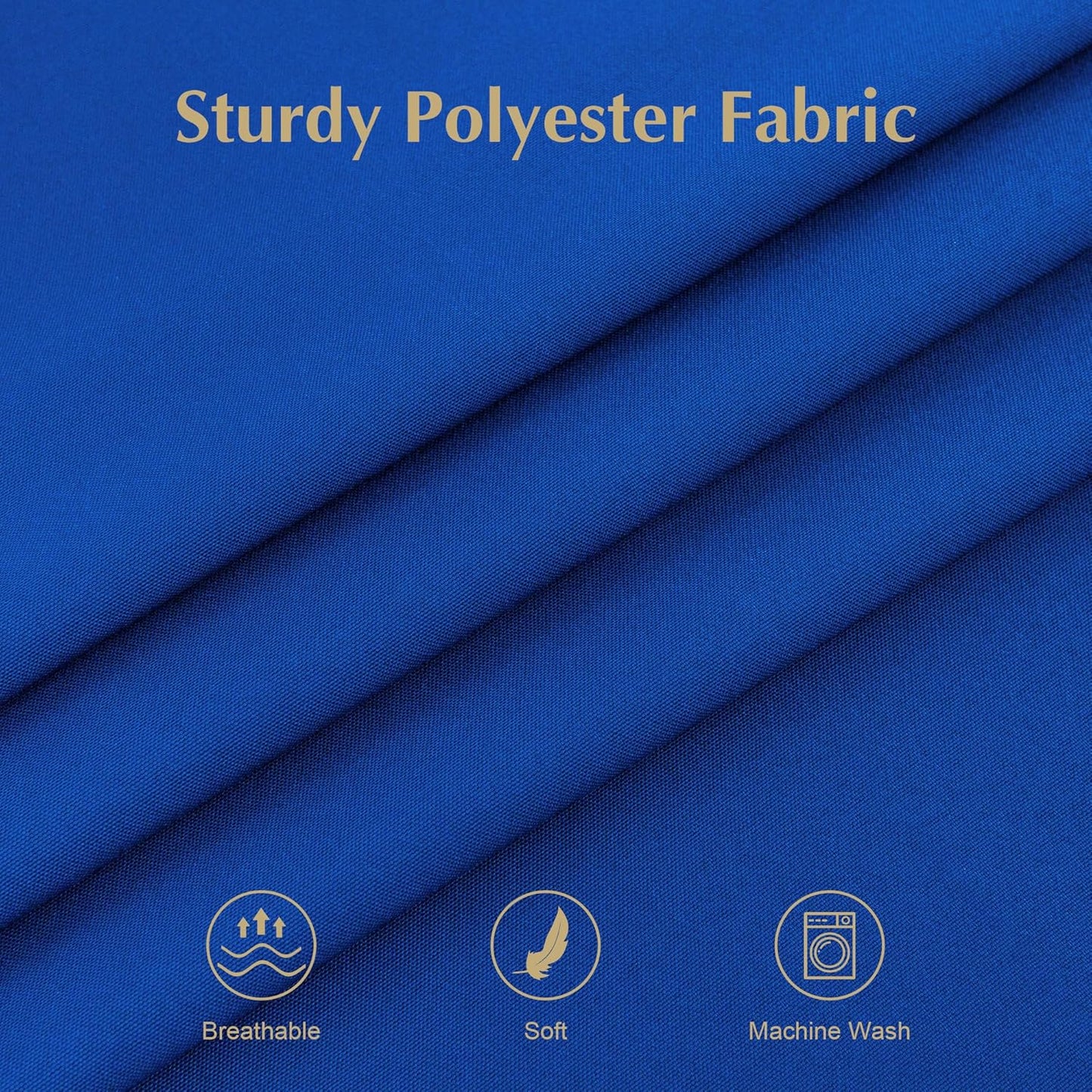2 Pack Small Square Table Cloth 36X36 Inch Royal Blue Tablecloth Washable Polyester Solid Table Cover for Night Stand End Table Side Table Outdoor Indoor