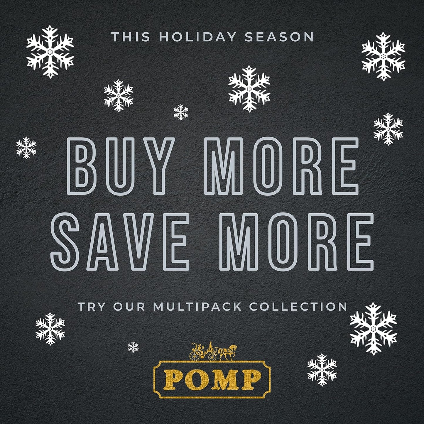 Pomp Black 120" Inch Round Premium Polyester Tablecloth (2Pack) | Wrinkle + Stain Resistant Easy Care Fabric | Fits Round or Circle Table