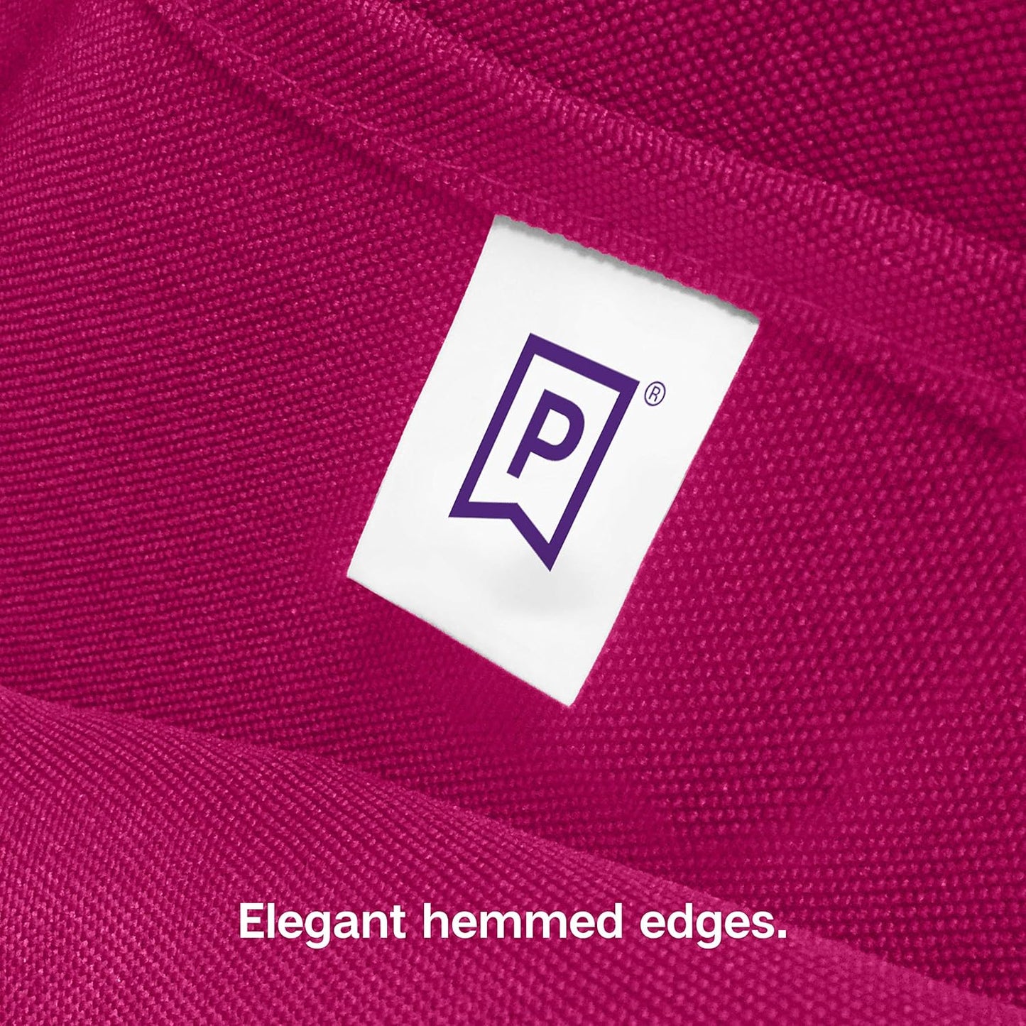 Gee Di Moda Square Tablecloth - 52 x 52 Inch Fuchsia Table Cloth for Small Square or Round Tables - Heavy Duty Washable Fabric - for Buffet Table, Holiday Party, Dinner, Wedding & Baby Shower