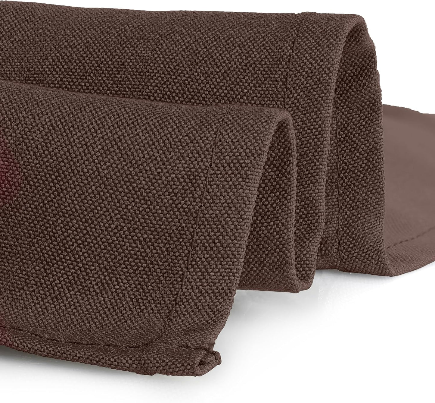 Gee Di Moda Square Tablecloth - 70 x 70 Inch Chocolate Table Cloth for Medium Square or Round Tables - Heavy Duty Washable Fabric - for Buffet Table, Holiday Party, Dinner, Wedding & Baby Shower