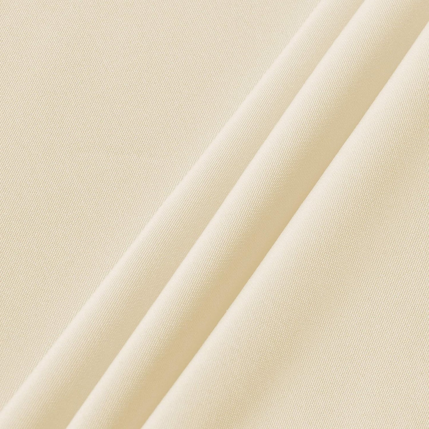 sancua Round Tablecloth - 120 Inch - Water Resistant Spill Proof Washable Polyester Table Cloth Decorative Fabric Table Cover for Dining Tables, Buffet Parties and Camping, Beige