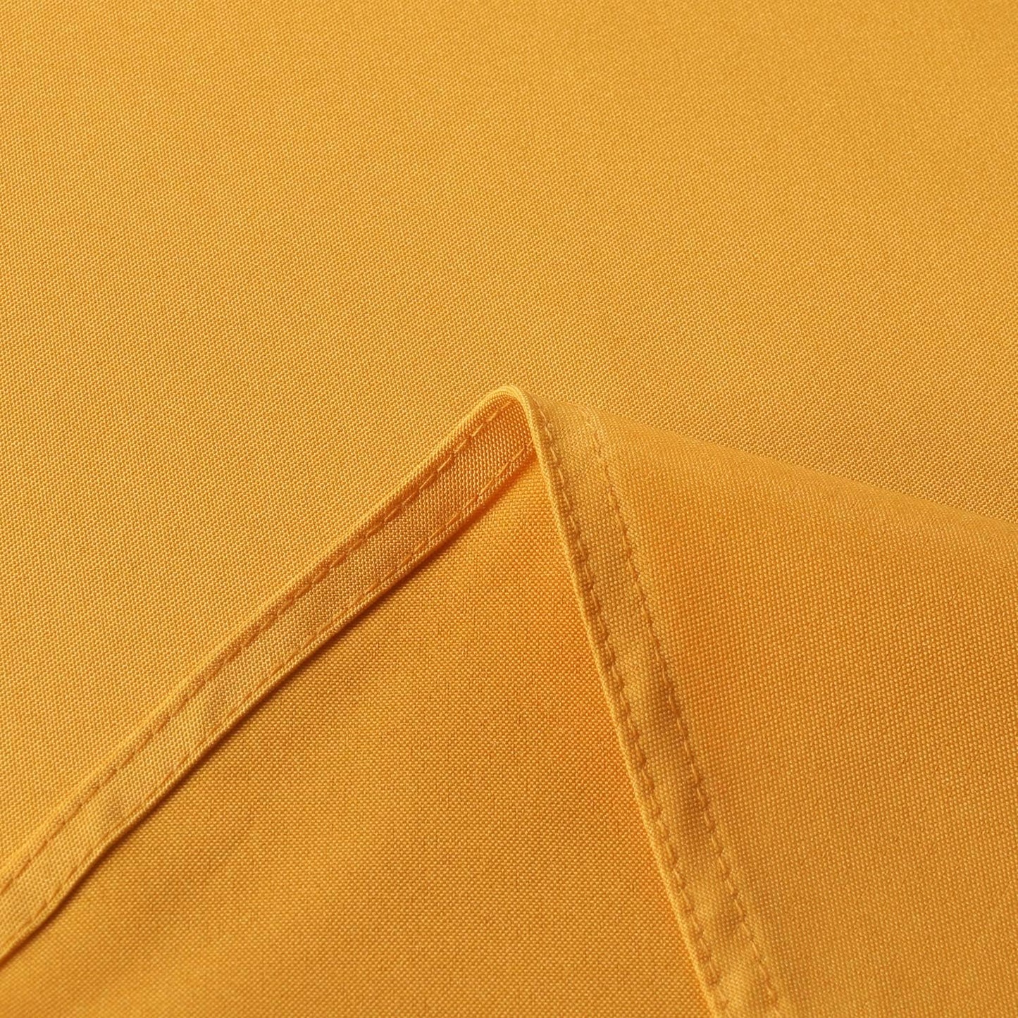 sancua Round Tablecloth - 90 Inch - Water Resistant Spill Proof Washable Polyester Table Cloth Decorative Fabric Table Cover for Dining Tables, Buffet Parties and Camping, Gold