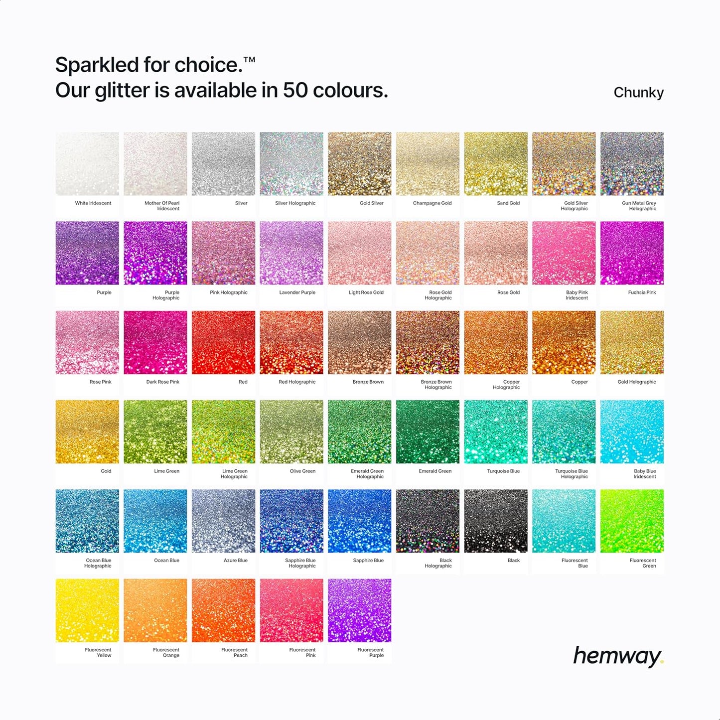 Hemway Eco Friendly Biodegradable Glitter 100g / 3.5oz Bio Cosmetic Safe Sparkle Vegan for Face, Eyeshadow, Body, Hair, Nail and Festival - Chunky (1/40" 0.025" 0.6mm) - Sapphire Blue Holographic