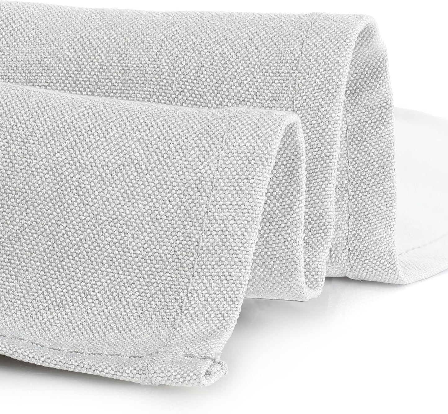 Gee Di Moda Square Tablecloth - 70 x 70 Inch White Table Cloth for Medium Square or Round Tables - Heavy Duty Washable Fabric - for Buffet Table, Holiday Party, Dinner, Wedding & Baby Shower
