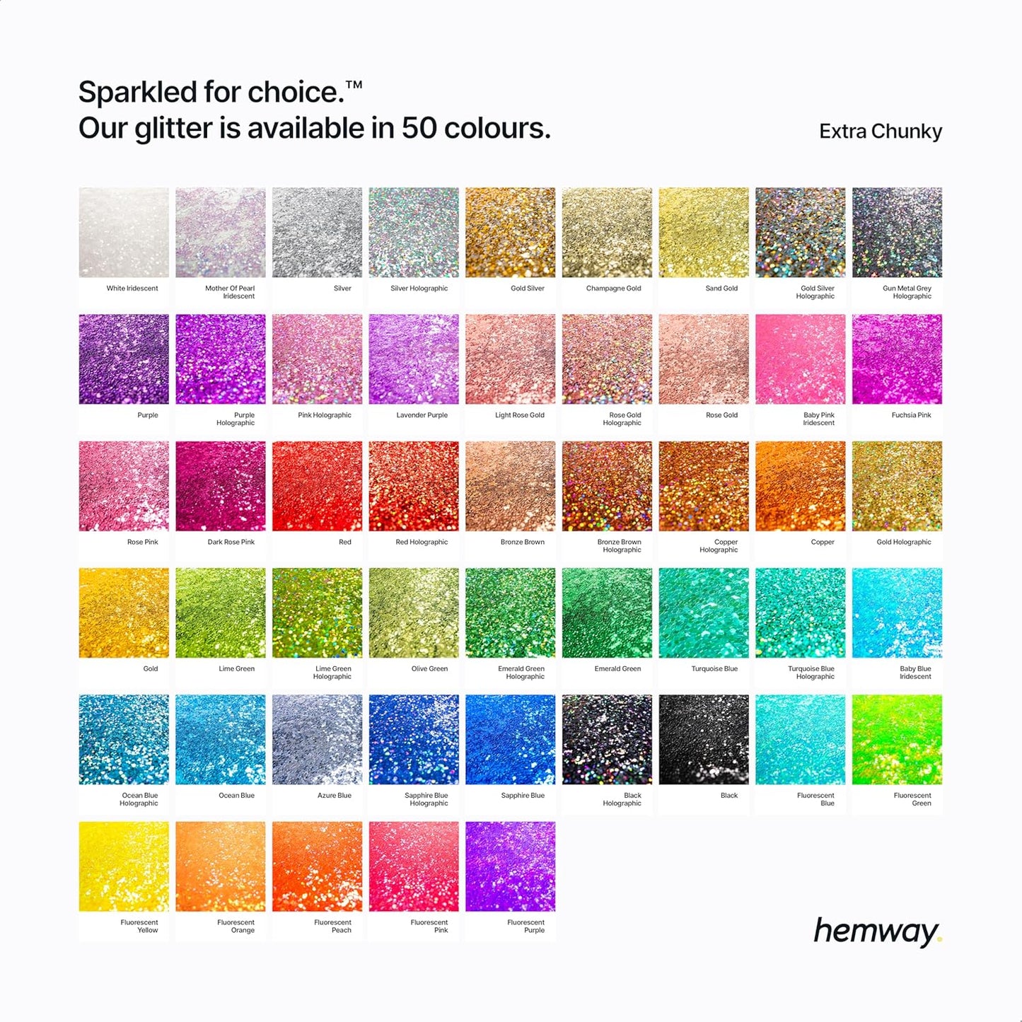 Hemway Eco Friendly Biodegradable Glitter 100g / 3.5oz Bio Cosmetic Safe Sparkle Vegan for Face, Eyeshadow, Body, Hair, Nail and Festival Makeup, Craft - Extra Chunky (1/24" 0.040" 1mm) - Gold