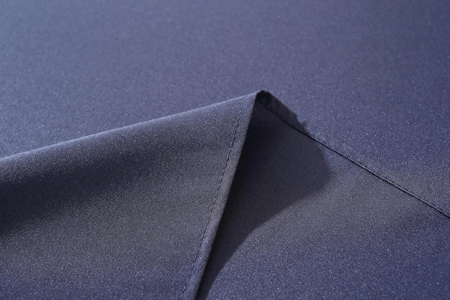 Craft And Party Square Tablecloth, 54 x 54 Inch Navy Blue Tablecloth, Polyester Fabric Washable Table Cloth for Home, Party, Wedding or Restaurant Use.