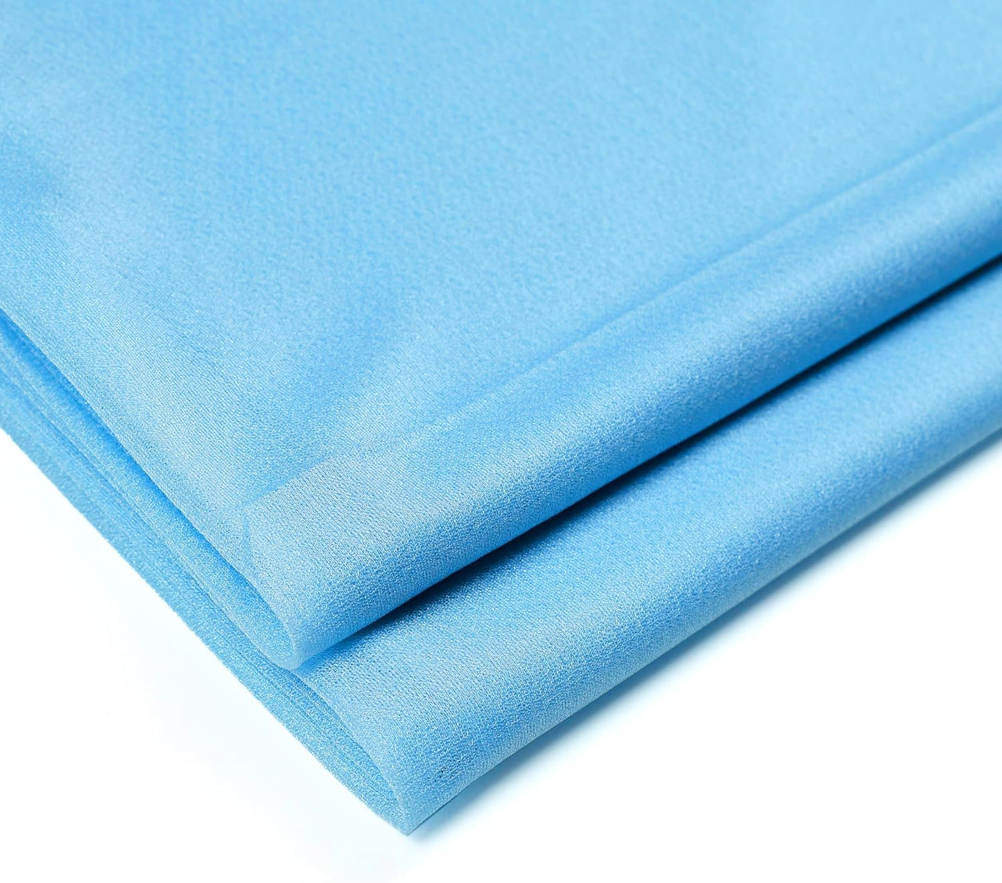 VDS Pack of 1 Panel (30 Inch X 100 Feet) Wedding Arch Draping Fabric Sheer Chiffon Fabric Drapery for Wedding Ceremony Reception Swag Backdrop Canopy Chuppah ARBO Altars Decoration (Turquoise)