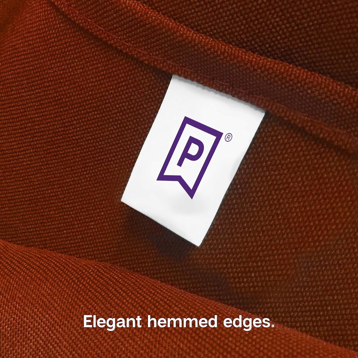 Gee Di Moda Rectangle Tablecloth - 60 x 84 Inch Burnt Orange, Polyester, Rectangular, Heavy Duty, Washable, Wrinkle Resistant, Ideal for 5 Ft Buffet Table, Holiday Party, Dinner, Wedding & Baby Shower