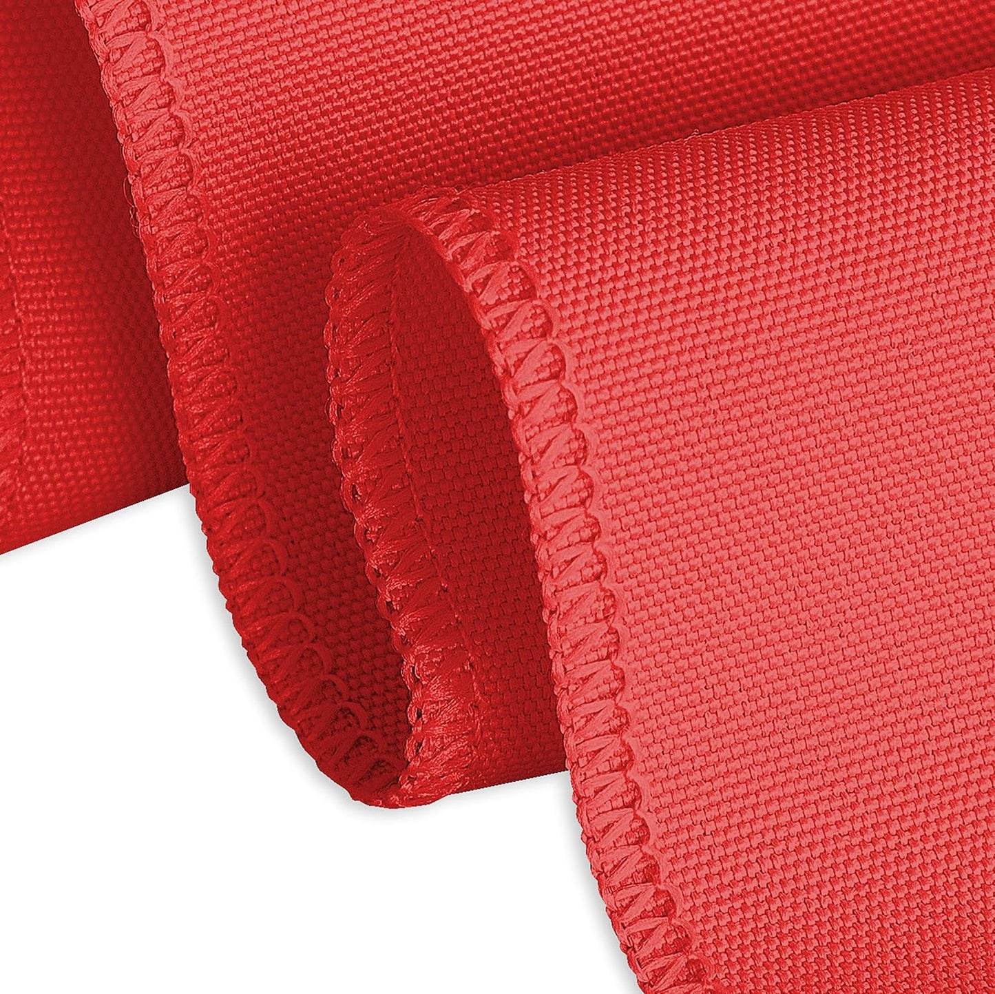 LTC LINENS 5 Pack 108 Inch Round Tablecloths Red - Bulk for 48 Inch Round Table Floor Length - Wrinkle Resistant Polyester Fabric Cloth for Wedding