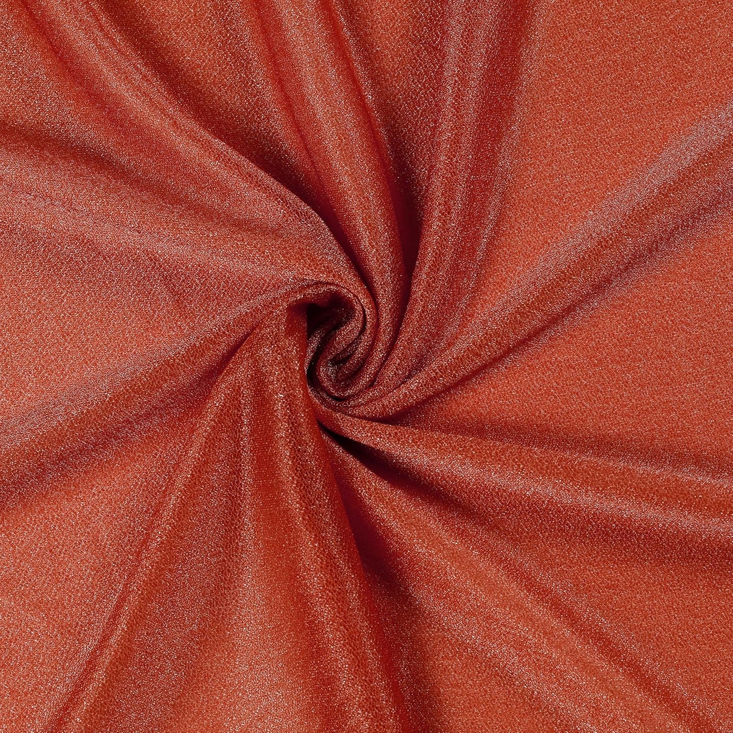 VDS Pack of 4 Panel (30 Inch X 20 Feet) Wedding Arch Draping Fabric Sheer Chiffon Fabric Drapery for Wedding Ceremony Reception Swag Backdrop Canopy Chuppah ARBO Altars Decoration (Terracotta)